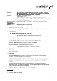 Verslag cie. RE 17 06 2013 - Gemeente Tubbergen