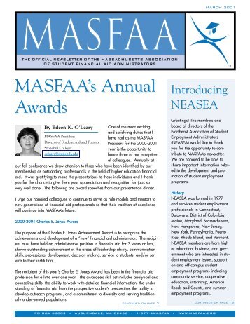 March 2001 - masfaa