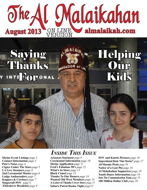 To view the magazine in a single page layout click here