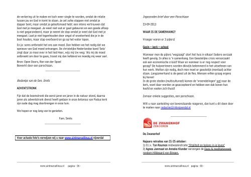 INFO oktober - Sint Marcellinus parochie