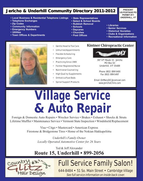 Village Service &amp; Auto Repair - Mountain Gazette