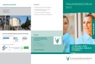 FRAUENKREBSFORUM 2013 - St. Vincenz-Krankenhaus Paderborn