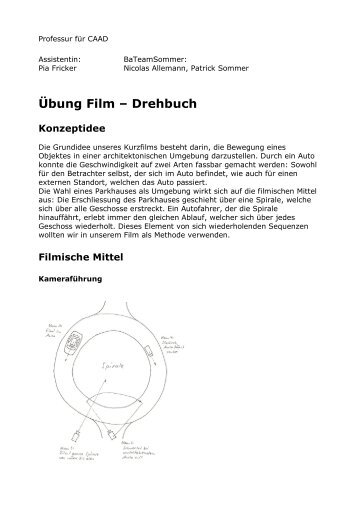 Ãbung Film â Drehbuch