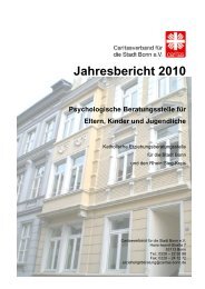 Jahresbericht 2010 - Online-Beratung