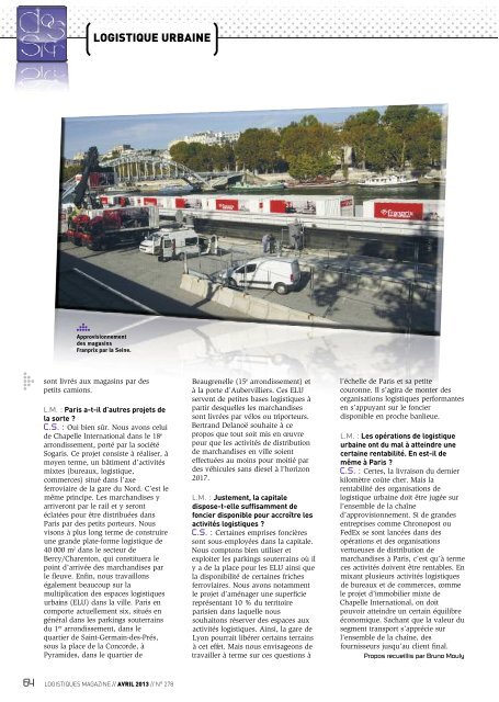 logistiques magazine - WK Transport Logistique