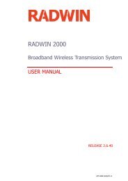 RADWIN 2000 - WDC Networks