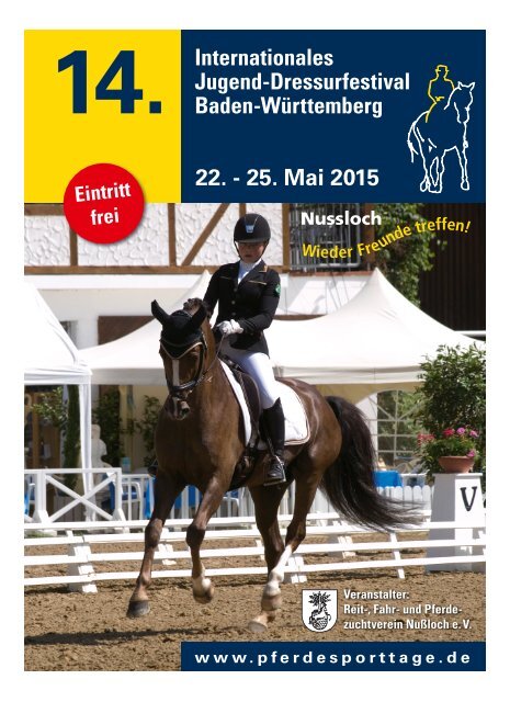 14. Internationales Jugend-Dressurfestival Baden-Württemberg