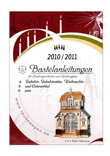 Katalog - Laubsaegen.de, Ralph Oldenburg