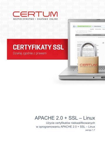 APACHE 2.0 + SSL â Linux - Certum