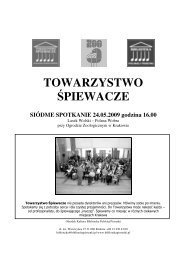 TOWARZYSTWO ÅPIEWACZE - Biblioteka Polskiej Piosenki