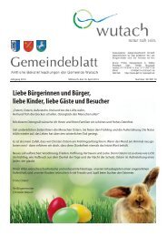 Mitteilungsblatt2013-08.pdf - der Gemeinde Wutach