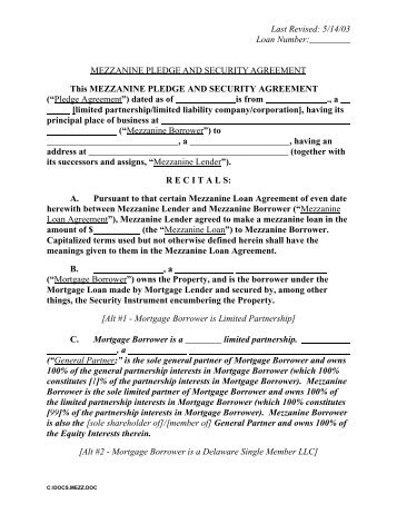 Loan And Security Agreement Covenants  Uccstuff