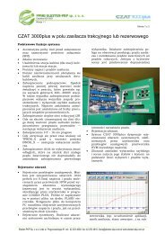 Sterownik CZAT 3000plus w rozdzielni prÄdu staÅego - Elester PKP