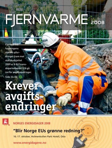 Krever avgifts- endringer - Norsk Fjernvarme