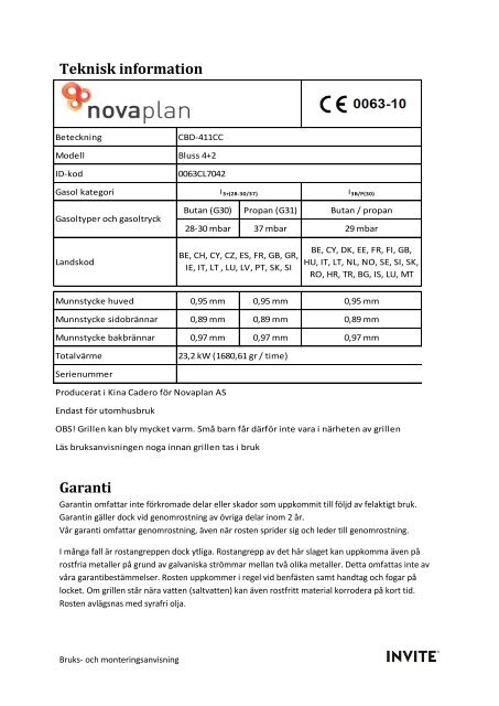 Bluss 4+2 - Novaplan.no