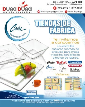 Revista Comercial Zona Linda Vista / Buga Buga Mayo 2015