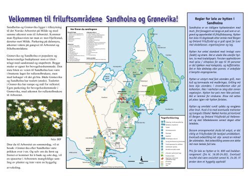 Brosjyre Sandholna - Bergen og Omland FriluftsrÃ¥d