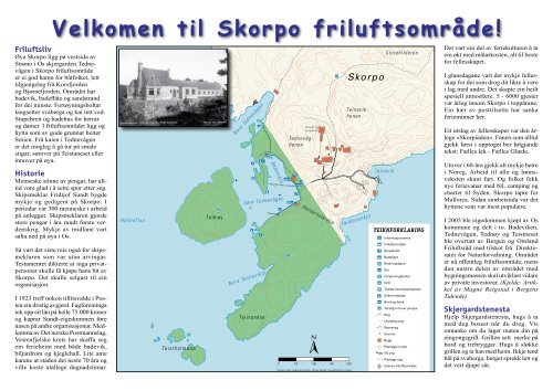 Brosjyre Skorpo - Bergen og Omland FriluftsrÃ¥d