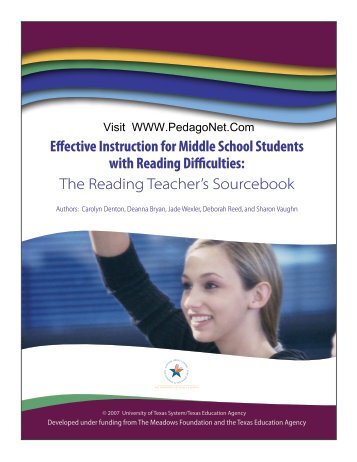 The Reading Teacher's Sourcebook - PedagoNet