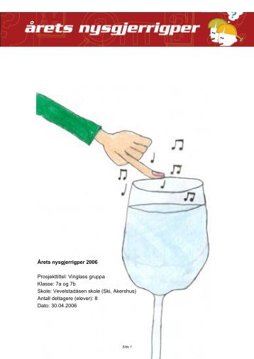 Se hele prosjektet som pdf-fil. - Nysgjerrigper