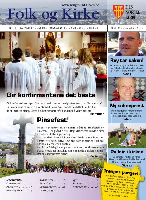 Gir konfirmantene det beste Pinsefest! - Haugesund Kirke - Den ...