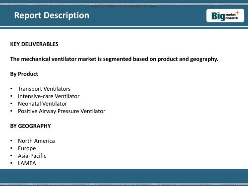 Key regulatory guidelines for Global Mechanical Ventilators Market 2013-2020