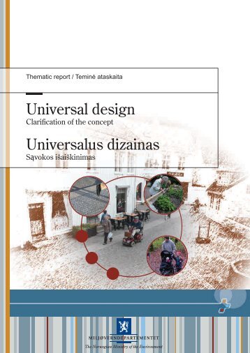 Universal design Universalus dizainas - Universell Utforming