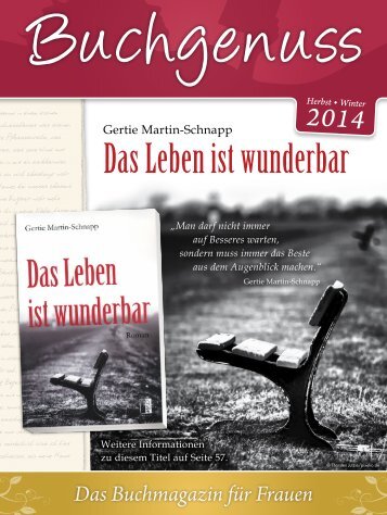 Buchgenuss – Herbst 2014