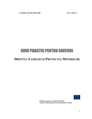 ghid practic pentru grefieri ghid practic pentru grefieri - CSM