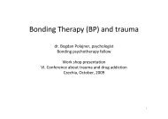 Bonding Therapy (BP) and trauma