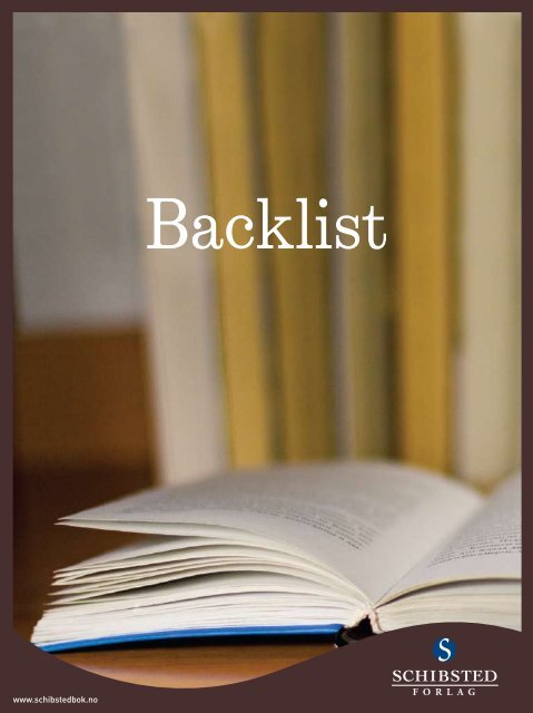 Backlist - Schibsted Forlag