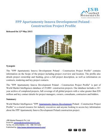 FPP Apartamenty Innova Development Poland - Construction Project Profile