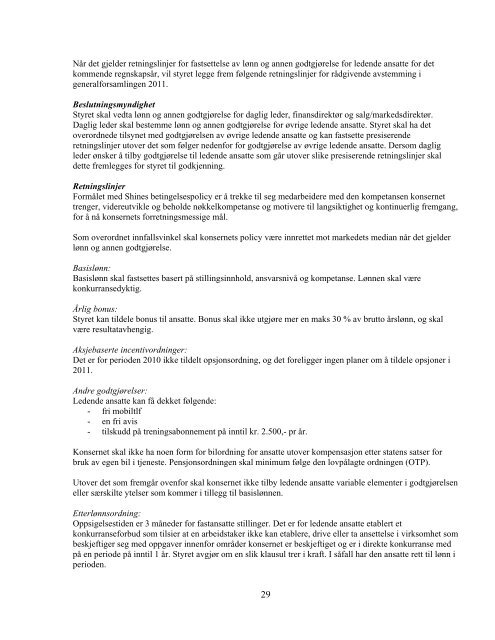 Årsrapport 2010 - Eqology.com