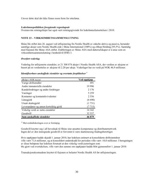 Årsrapport 2010 - Eqology.com