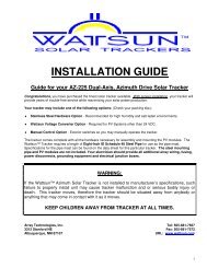 AZ-225 Install Manual