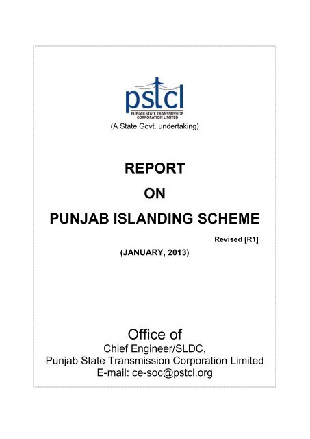 Punjab Islanding Scheme - Northern Regional Power Committee