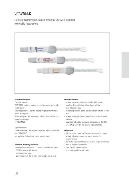 VITA veneering material - dentes.sk