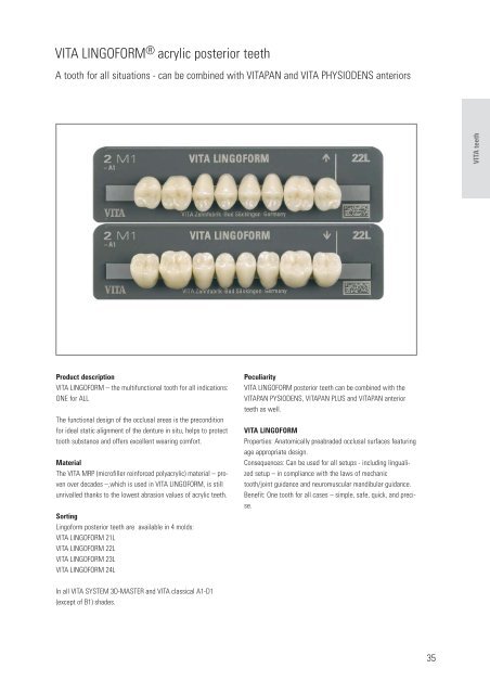 VITA veneering material - dentes.sk