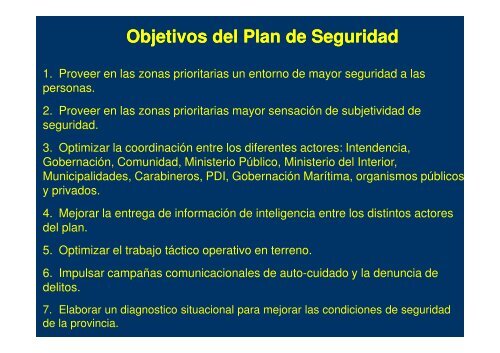 Plan de Seguridad Provincia de San Antonio - AsociaciÃ³n Chilena ...