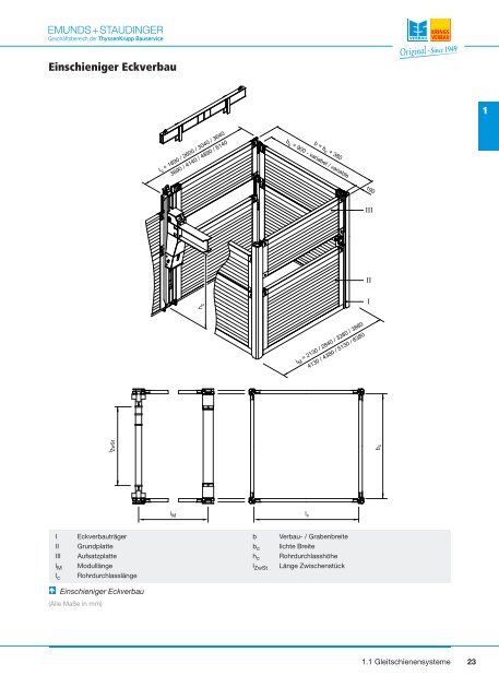 Inhaltsverzeichnis - Emunds + Staudinger GmbH