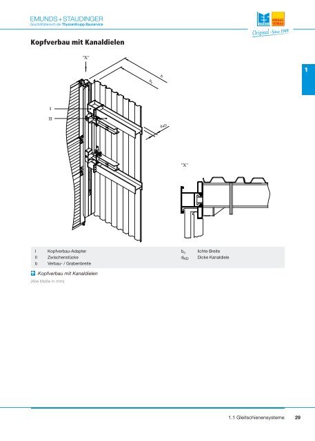 Inhaltsverzeichnis - Emunds + Staudinger GmbH