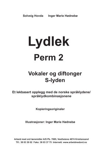 Perm 2 - Arbeid med ord lÃ¦remidler AS