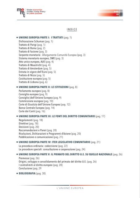 L'UNIONE EUROPEA (Doc.01 in formato PDF) - memmt.info