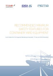 Recommended Minimum Safety Features for Container ... - TT Club