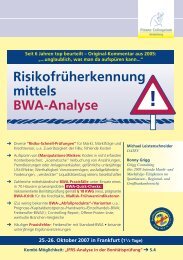 RisikofrÃ¼herkennung mittels BWA-Analyse - Grigg.de