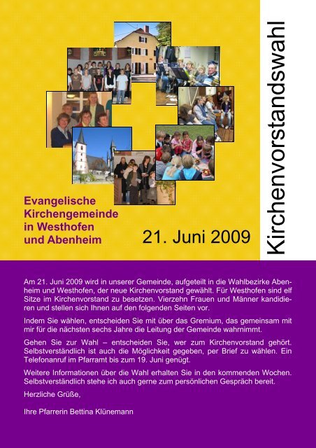 Kandidatenvorstellung Westhofen - Evangelische Kirchengemeinde ...