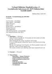 Protokoll der Vorstandssitzung am 23.05.2013 - Mh-handball.de