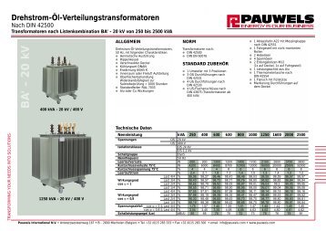 BA ' - 20 kV - Etvhabig.de