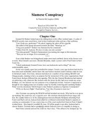Siamese Conspiracy - SHADO Library and Archives