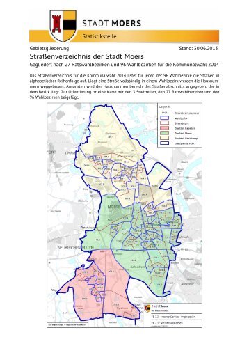 StraÃenverzeichnis Kommunalwahl 2014 ( PDF , 784 ... - Stadt Moers